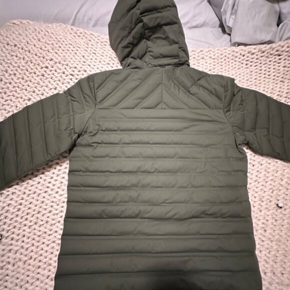Mountain Hardwear Stretchdown Hooded Jacket - Sz Medium - Green - Picture 3 of 4
